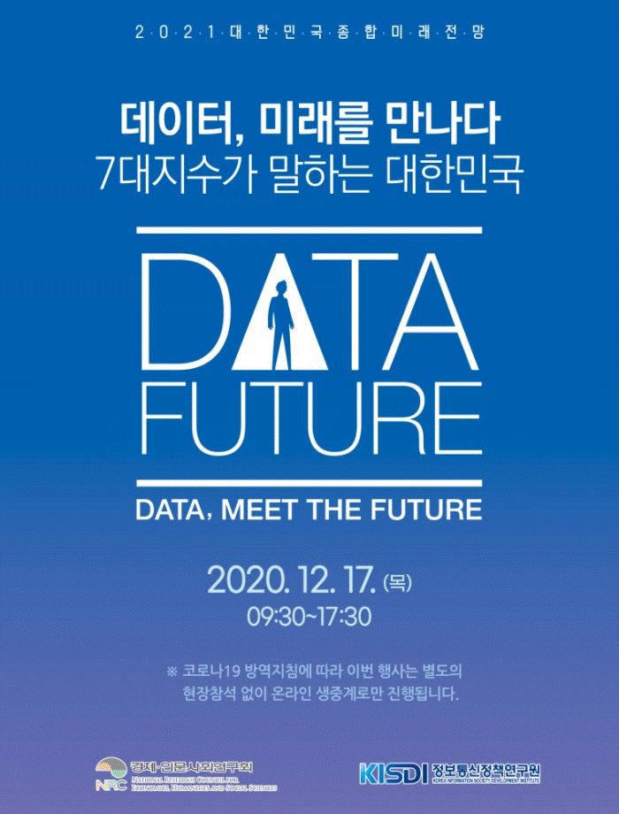 2021 대한민국 종합 미래전망 대회 - 데이터, 미래를 만나다: 7대 지수가 말하는 대한민국