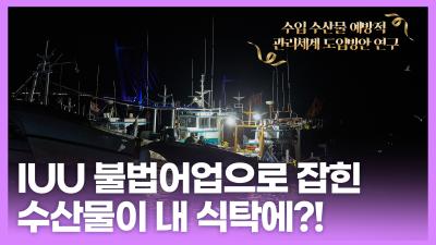 [NRC] 연구자가 알려주는 영상보고서, 불법어업으로 잡힌 수산물이 내 식탁에!? 대표이미지
