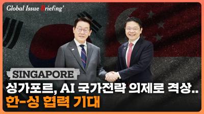 [글로벌이슈브리핑 Vol.207] 싱가포르, AI 국가전략 의제로 격상..한-싱 협력 기대 표지이미지