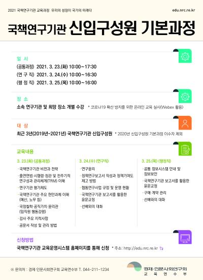 국책연구기관 신입구성원 기본과정 대표 이미지