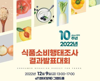 2022 식품소비행태조사 결과발표대회 대표 이미지