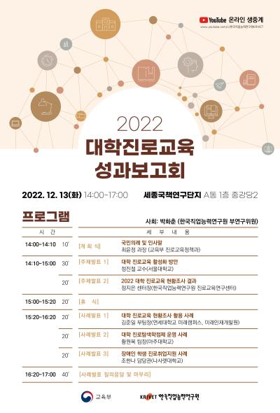 2022 대학진로교육 성과보고회 대표 이미지