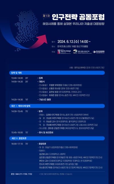 제1차 인구전략 공동포럼 대표 이미지
