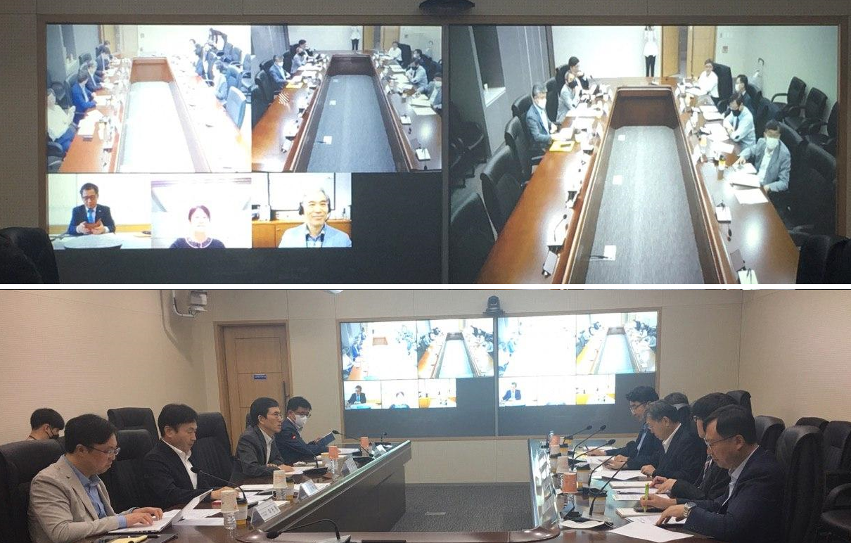 한국형 뉴딜 정책기획단 회의모습